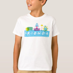 Camiseta AMIGOS™   Logotipo con iconos