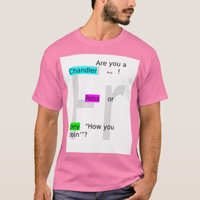 Camiseta Amigos Muchachos Ross (Anverso)