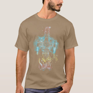 Camiseta amigos nave espacial brillantes