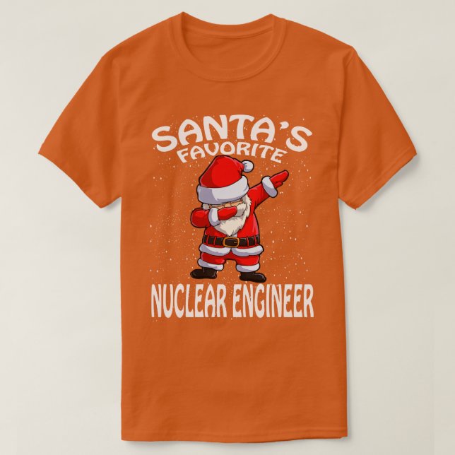 Camiseta Amigos Navidades de Ingeniería Nuclear Favoritos (Diseño del anverso)