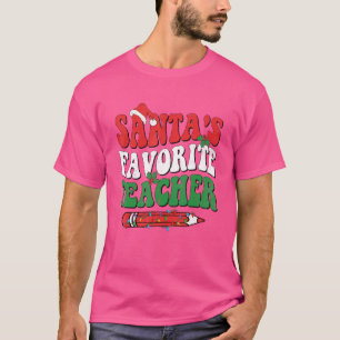 Camiseta Amigos Navidades de profesores favoritos Santa Hat