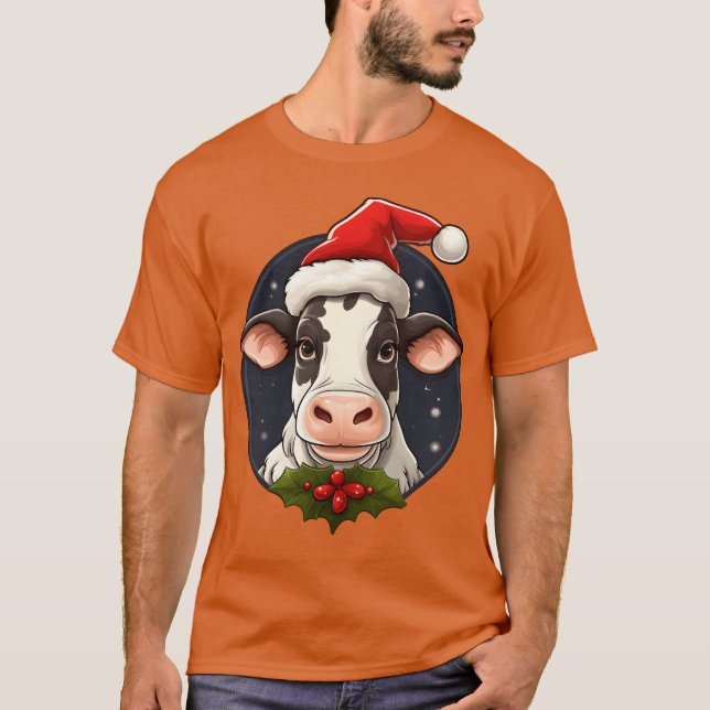 Camiseta Amigos Navidades de vacas (Anverso)
