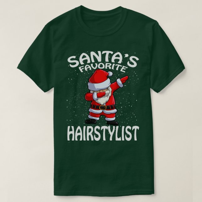 Camiseta Amigos Navidades favoritos de Hairstylist 1 (Diseño del anverso)