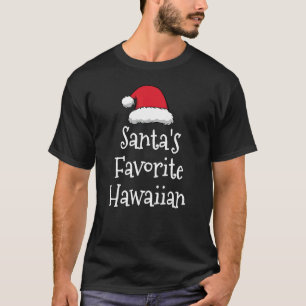 Camiseta Amigos Navidades favoritos de Hawái Navidad paja