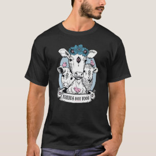 Camiseta Amigos No Alimentos Vegetarianos Goat Animal Libe