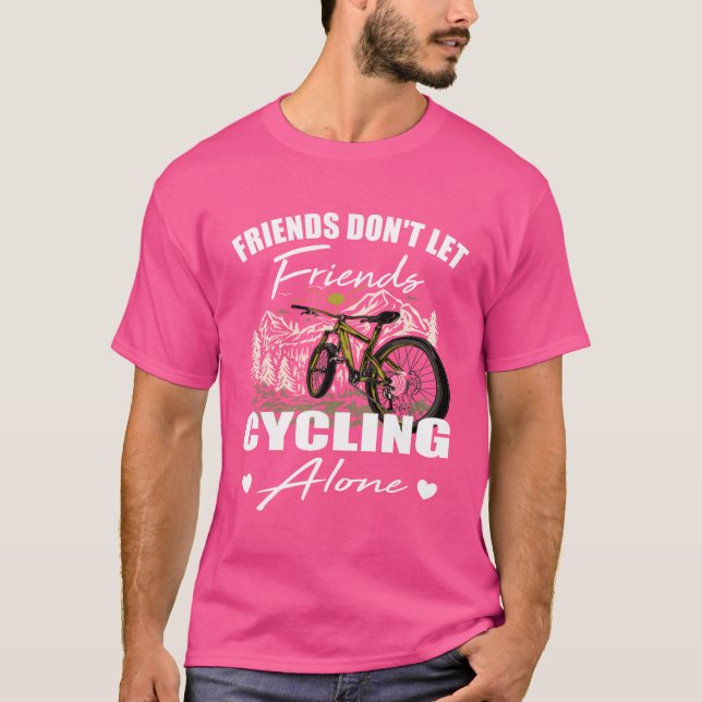 Camiseta Amigos no dejen que sus amigos vayan en bicicleta  (Anverso)