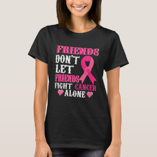 Camiseta Amigos no luchan solos contra la conciencia sobre 