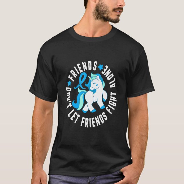 Camiseta Amigos no permiten que sus amigos luchen solos con (Anverso)