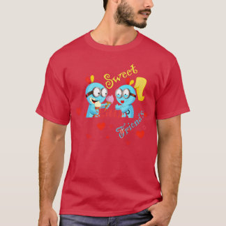 Camiseta amigos pequeños