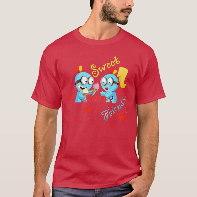 Camiseta amigos pequeños (Anverso)