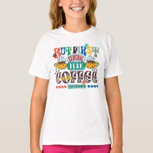 Camiseta AMIGOS™ Pero el primer café vibrante gráfico