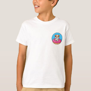 Camiseta Amigos Perros de Donut con Purpurina para Niños