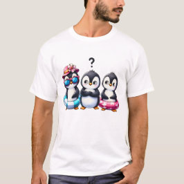 Camiseta Amigos Pingüinos – Pingüino Kawaii Adorable