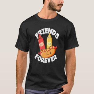 Camiseta Amigos Por Siempre Perros Calientes Perro Caliente