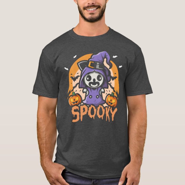 Camiseta Amigos premium de diseño Cute Spooky (Anverso)