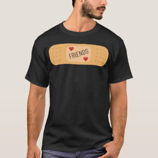 Camiseta Amigos que ayudan en la banda Amistad puede curar 