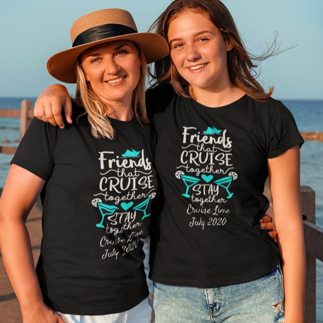 Camiseta Amigos Que Crucero Juntos Vacaciones De Viaje En G (Subido por el creador)