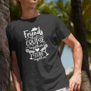 Camiseta Amigos Que Cruzan Juntos Vacaciones De Viaje En Gr