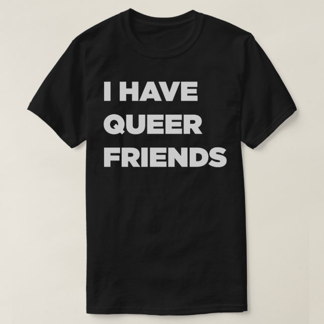 Camiseta Amigos queer (Diseño del anverso)