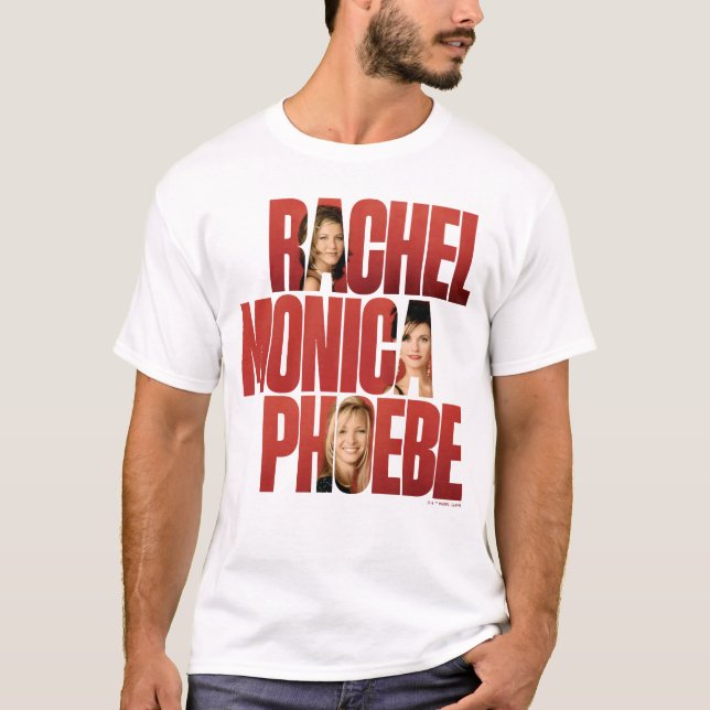 Camiseta AMIGOS™ | Rachel, Monica y Phoebe (Anverso)