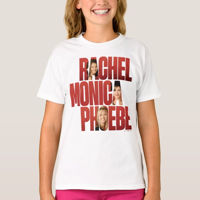 Camiseta AMIGOS™ | Rachel, Monica y Phoebe (Anverso)