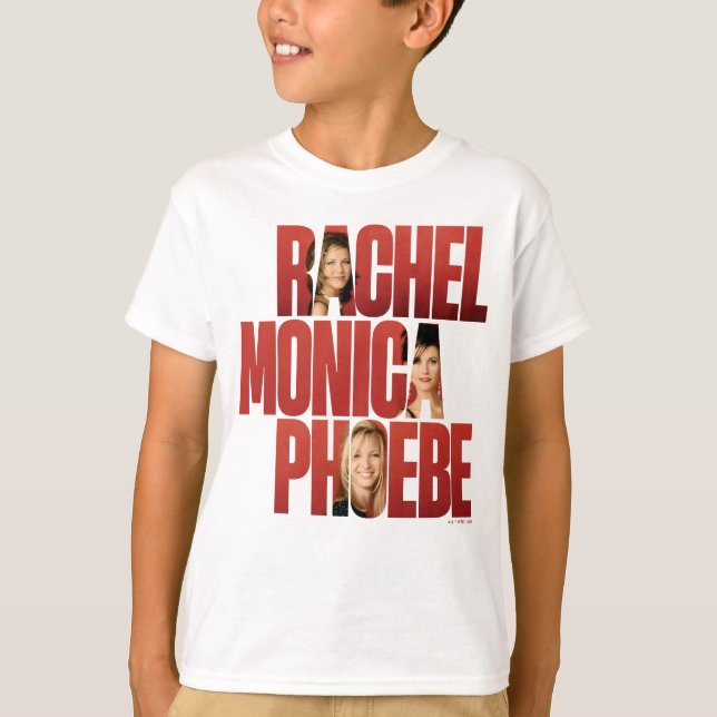 Camiseta AMIGOS™ | Rachel, Monica y Phoebe (Anverso)