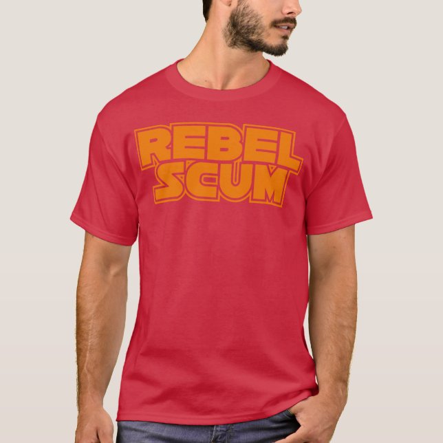 Camiseta Amigos Rebeldes escoria retro (Anverso)