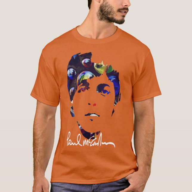 Camiseta amigos retro de mccartney (Anverso)