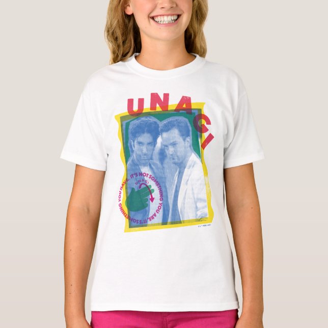 Camiseta AMIGOS™ | Ross & Chandler - Unagi (Anverso)