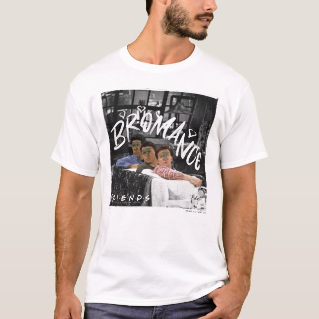 Camiseta AMIGOS™ | Ross, Joey y Chandler Bromance (Anverso)