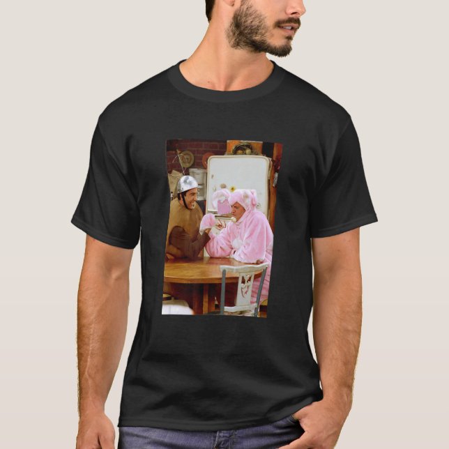 Camiseta Amigos Ross Y Chandler En Disfraces (Anverso)