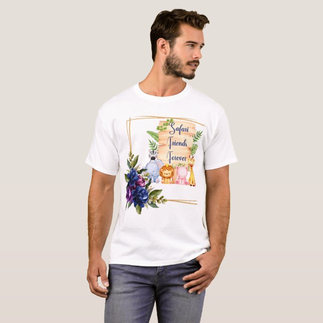 Camiseta Amigos Safari para siempre (Anverso completo)