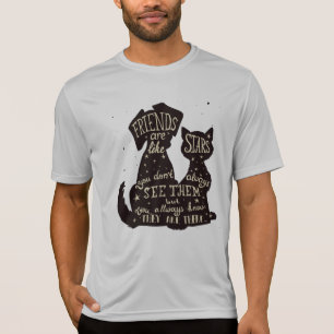 Camiseta Amigos son como Estrellas – Cita de Amistad de Per
