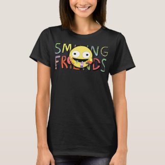 Camiseta amigos sonrientes Classic black T Shirt Essential 