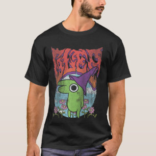 Camiseta Amigos sonrientes Glep Flores de Heavy Metal Vinta