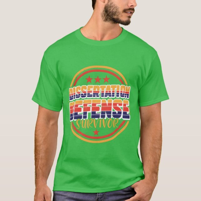 Camiseta Amigos supervivientes de la defensa de la tesis (Anverso)