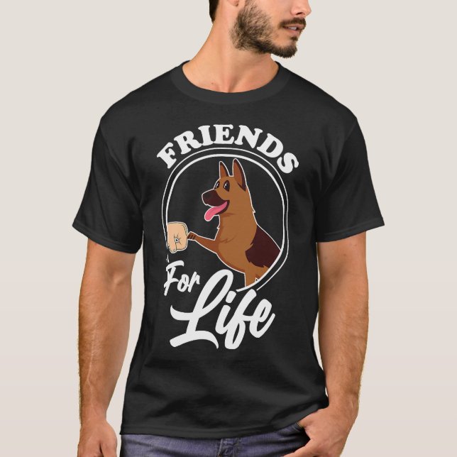 Camiseta Amigos Vida Doberman Perro Perro Naturaleza (Anverso)