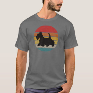 Camiseta amigos vintage terrier escocés