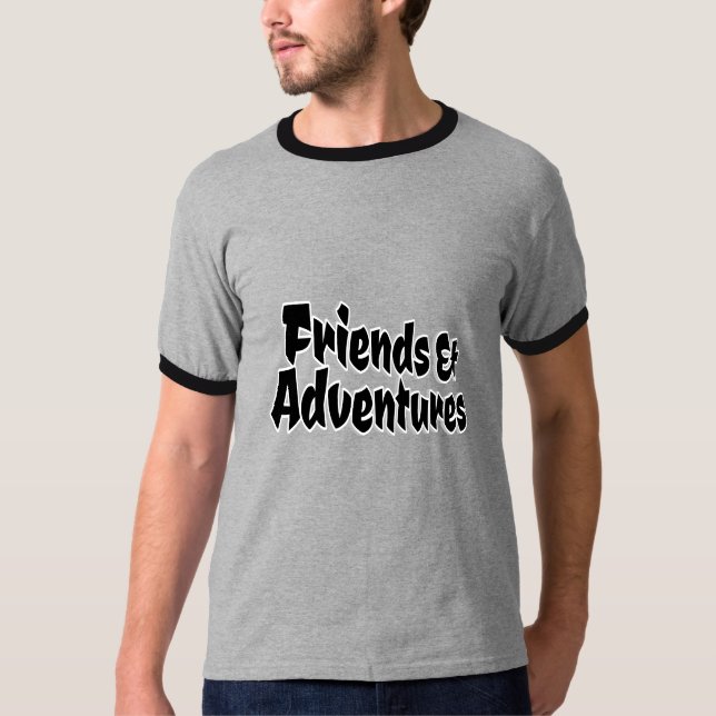 Camiseta Amigos y aventuras (Anverso)