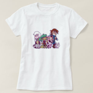 Camiseta ¡Amigos y mascotas del Harpy Gee!