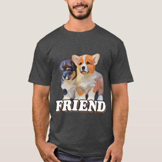 Camiseta Amiguismo perro amante de perro idea de amigo dive