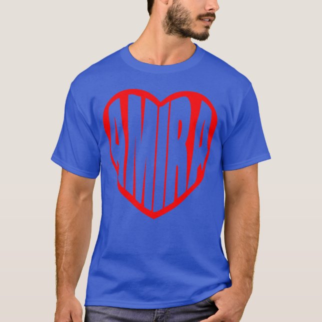 Camiseta Amira en mis amigos del corazón (Anverso)