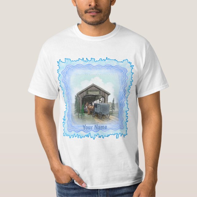 Camiseta Amish Covered Bridge (Anverso)