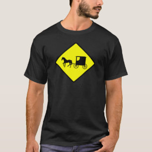 Camiseta Amish Crossing Rótulo Classic T-Shirt
