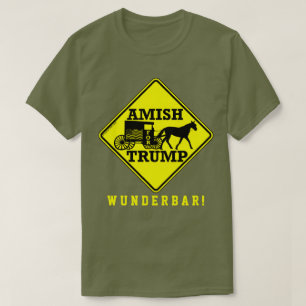 Camiseta Amish para el Rótulo con errores político