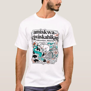 Camiseta Amiskwaciwaskahikan Edmonton Alberta Río Beaver