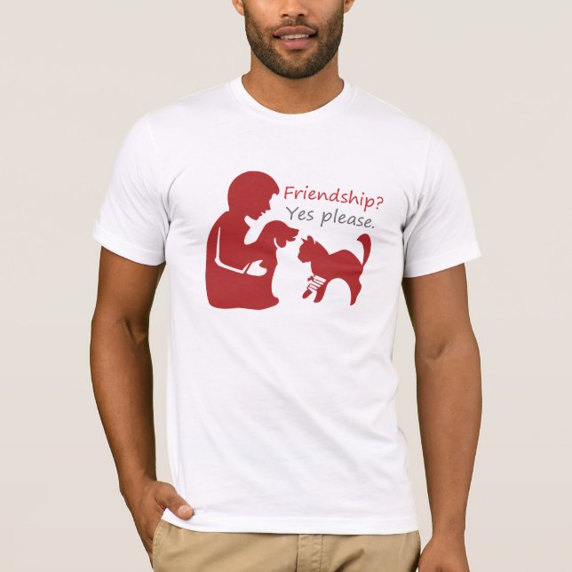 Camiseta ¿amistad? (Anverso)