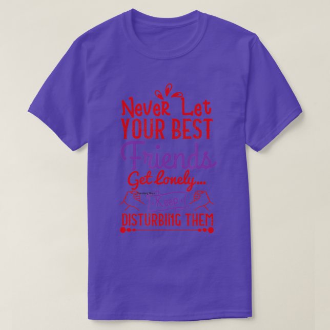 Camiseta Amistad 2 Mejor Cita del Día Bestie De Dos Amigos  (Diseño del anverso)
