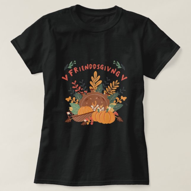 Camiseta amistad, amistad (Diseño del anverso)