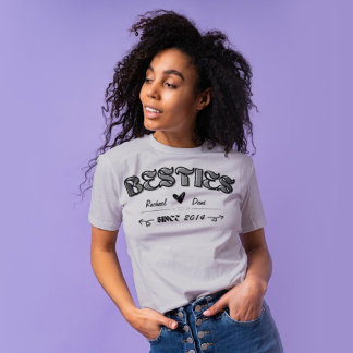 Camiseta Amistad bestie personalizada